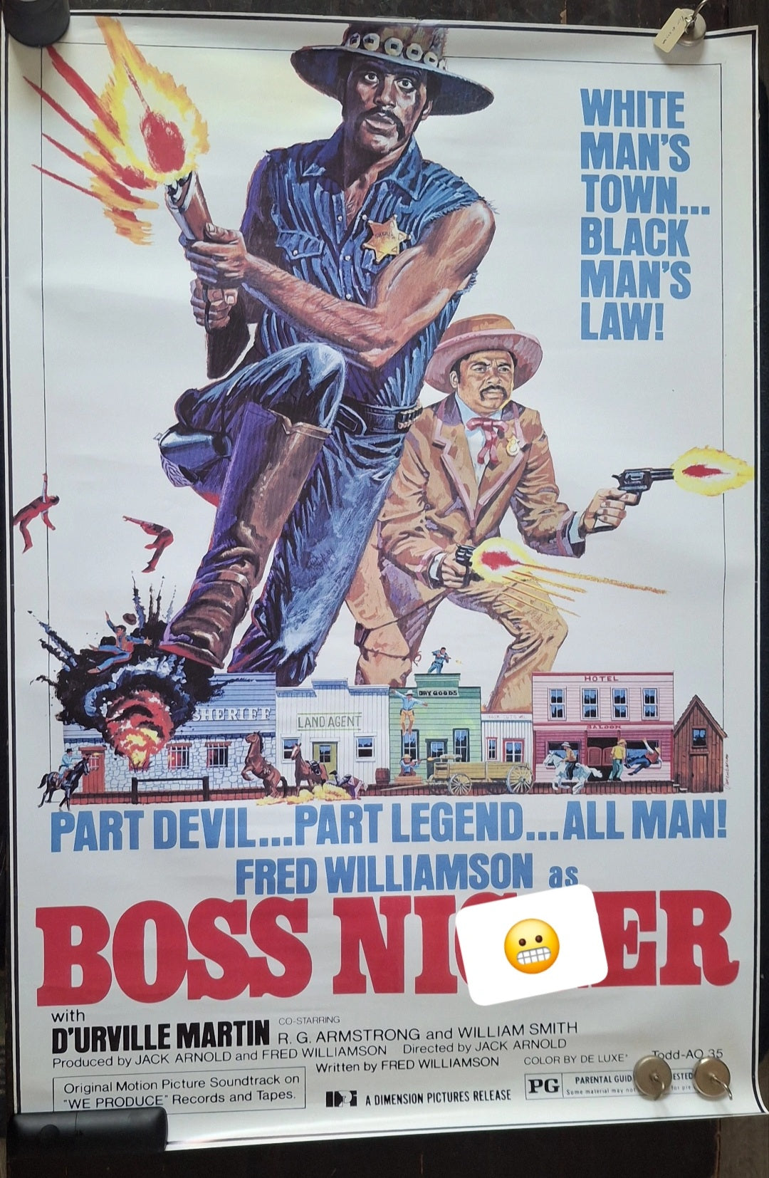 Boss Ni***r Movie Poster Slick - Poster