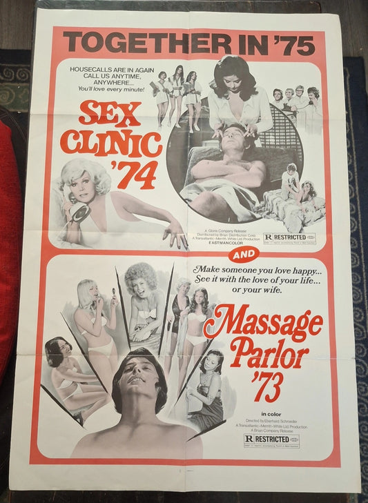 Sex Clinic 74/ Massage Parlor 73 original movie poster - Poster
