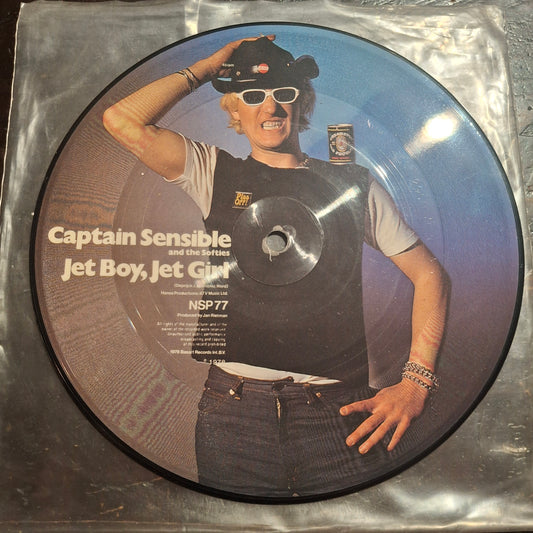 The Damned / Captain Sensible – Wait For The Blackout / Jet Boy Jet Girl - 7inch