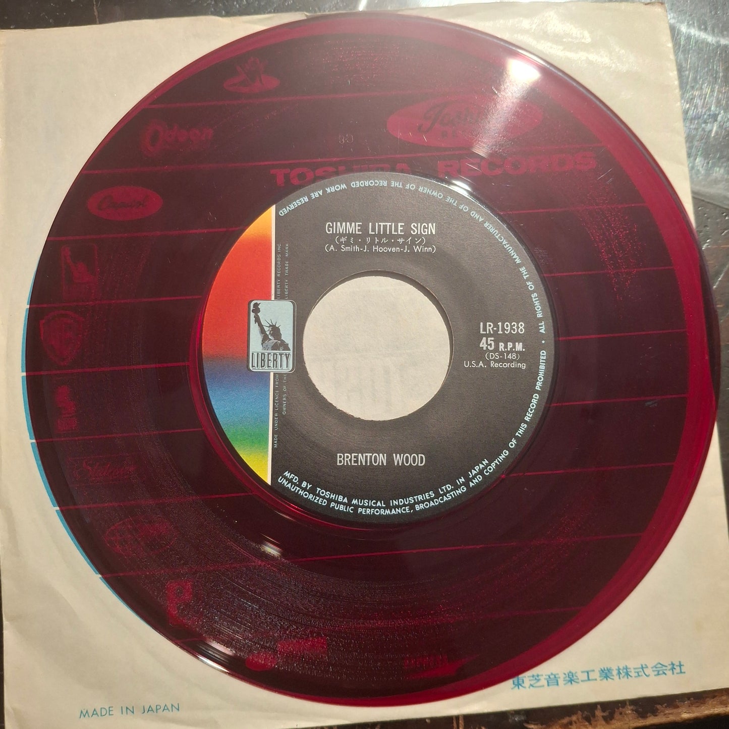 Brenton Wood - Gimmie Little Sign / Lovey Dovey Kinda Way - 7inch
