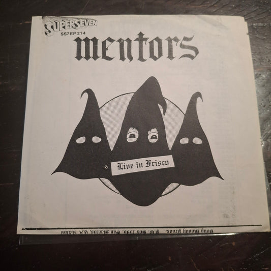 The Mentors - Live in Fresno - 7inch