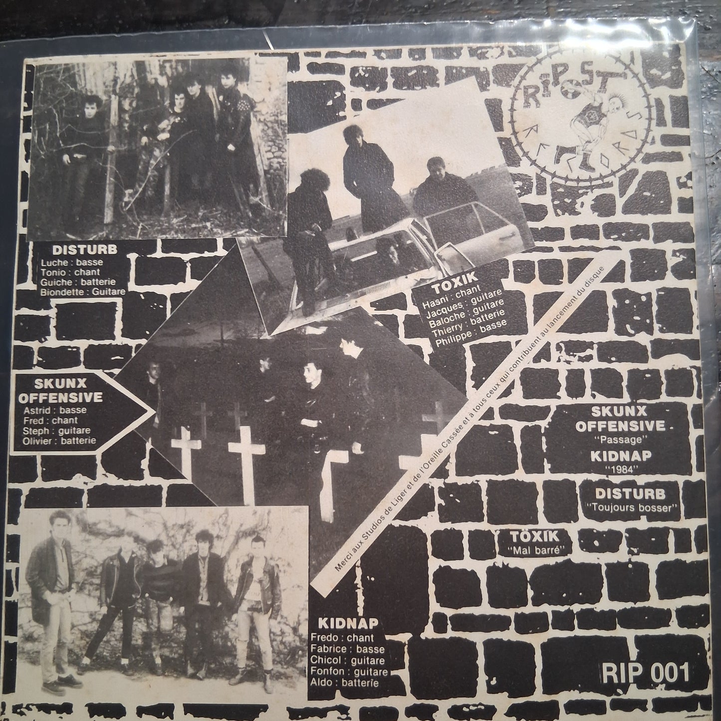 Ripost Compilation - French Punk Comp - 7inch