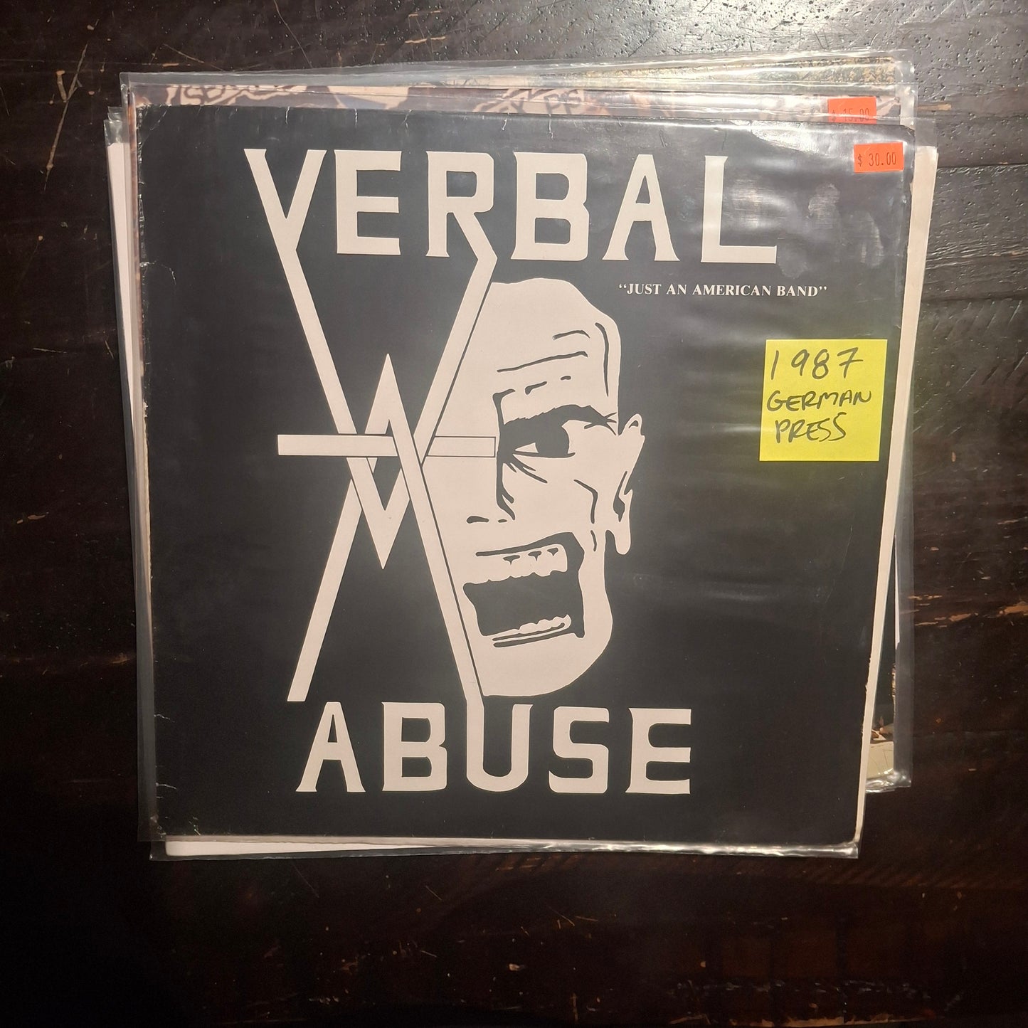 Verbal Abuse - Just An American Band - LP