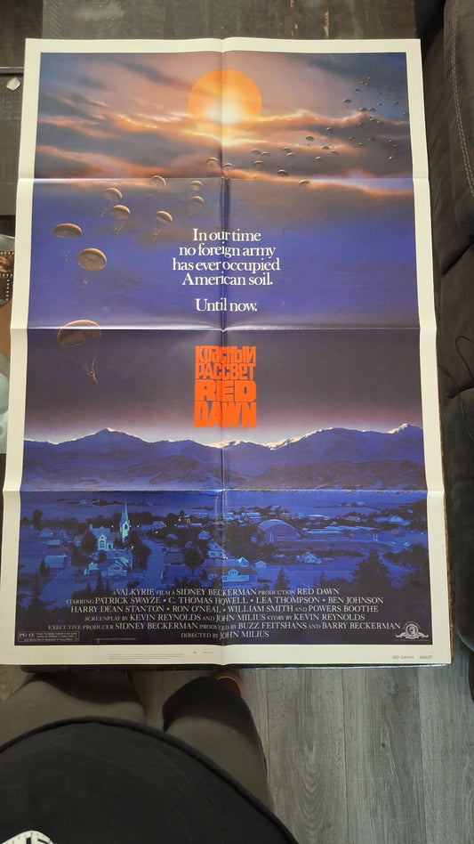 1985 Original Theater Poster Red Dawn - poster